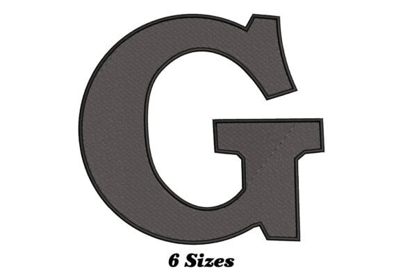 Alphabet Letter G: Elevating Brand Identity Through Custom Embroidery
