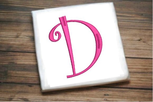 Beautiful Capital D Letter Monogram: Elevating Personalized Embroidery