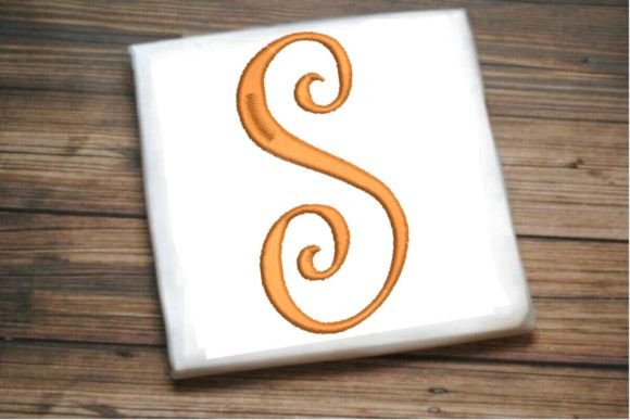 Beautiful Capital S Letter Monogram Guide