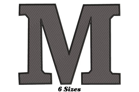 Elegant Letter M: A Stylish Embroidery Update