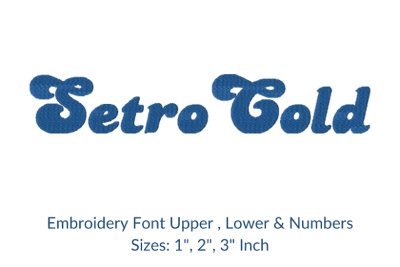 Mastering the Retro Bold Font Embroidery Design for Modern Textile Art