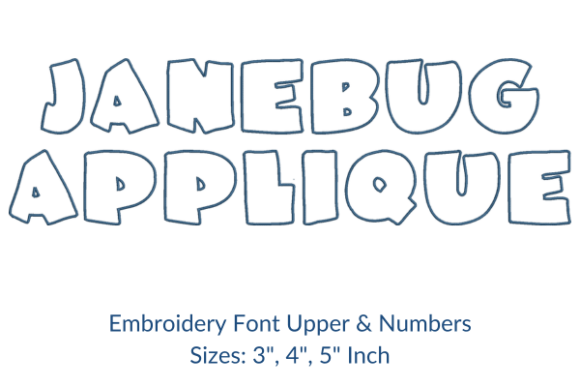 Personalize Projects with Junebug Applique Fonts