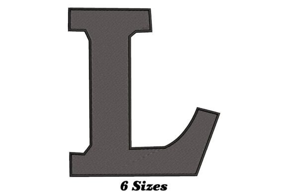 Stylish Letter L: A Vibrant Embroidery Update