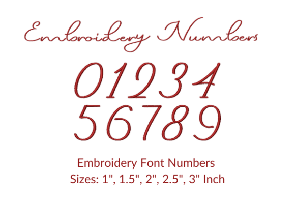 Suite Font Numbers: Elevate Your Embroidery Designs