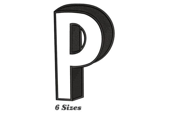 Transform Your Textiles: The Art and Utility of the Alphabet Letter P Embroidery Design